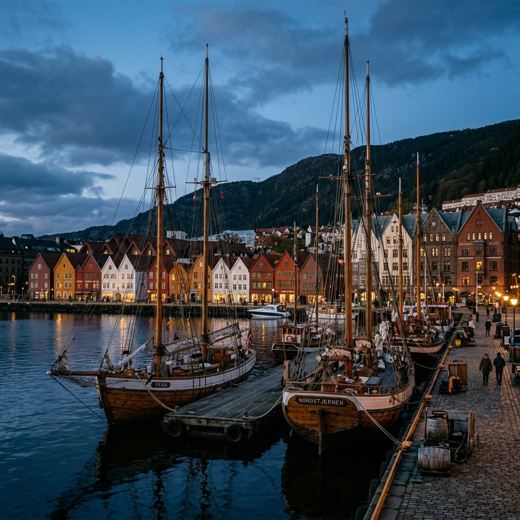 Scandinavia With Midnight Sun